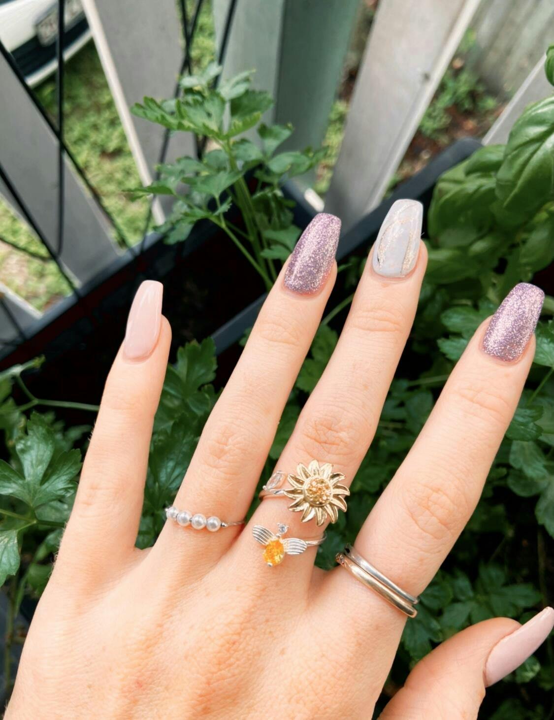 AurZee™ Ocean Pearl Anxiety Ring