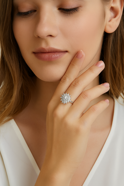 AurZee™ Lotus Anxiety Ring