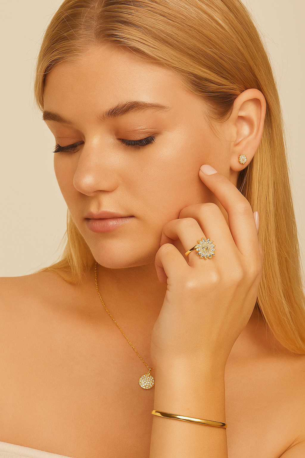 AurZee™ Lotus Anxiety Ring