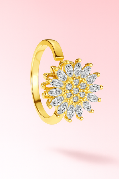 AurZee™ Lotus Anxiety Ring