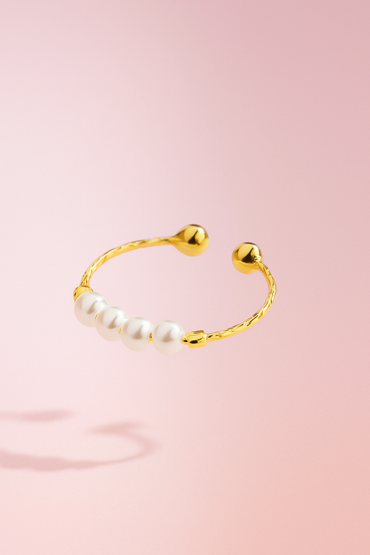 AurZee™ Ocean Pearl Anxiety Ring