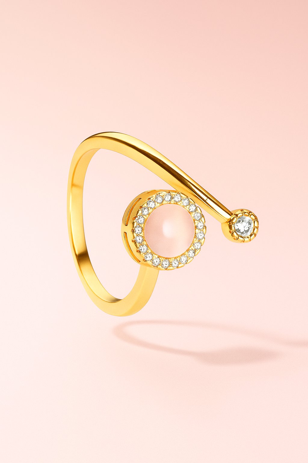 AurZee™ Moonstone Anxiety Ring